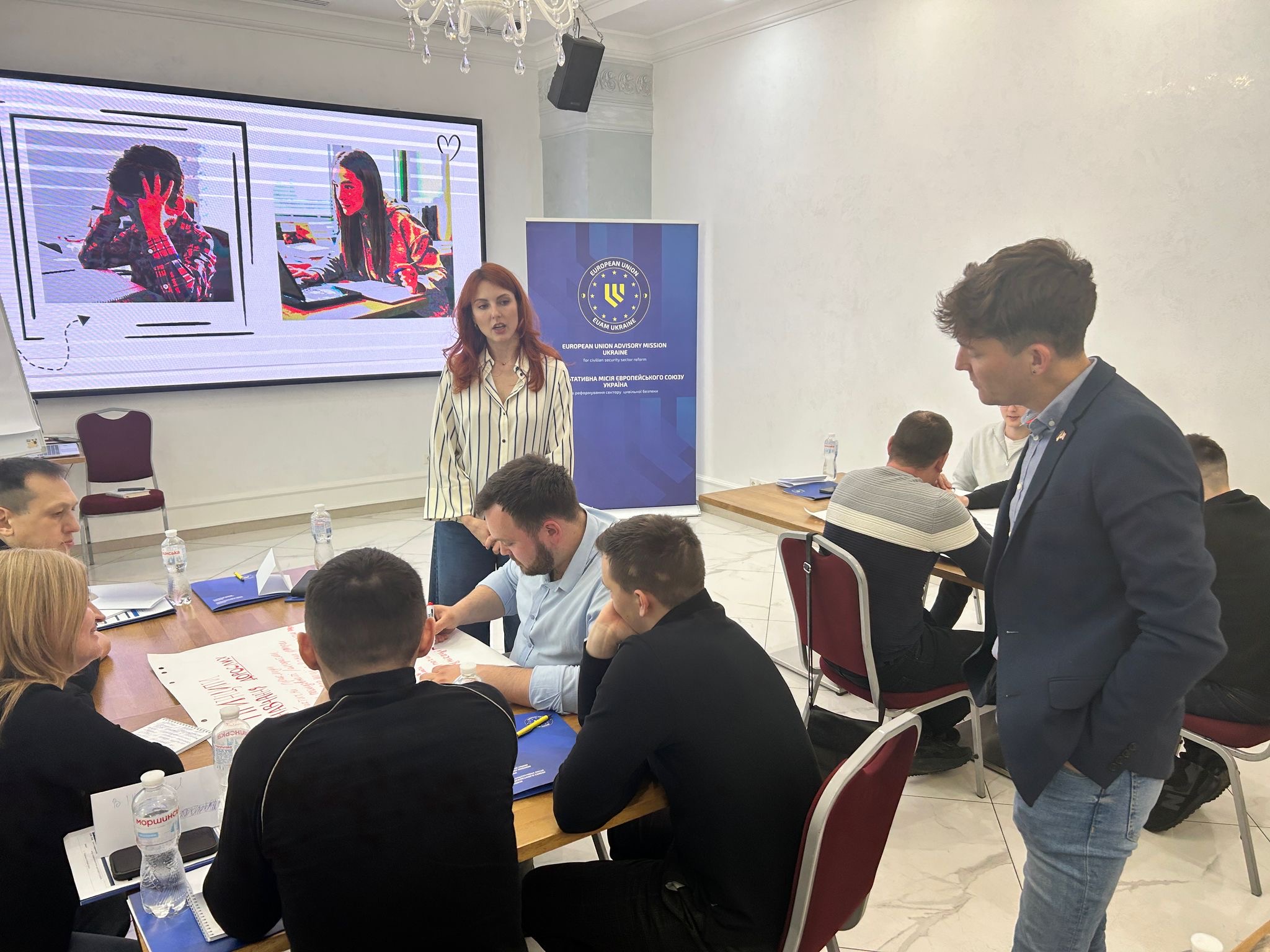 International exchange between the LAFP NRW and Ukraine