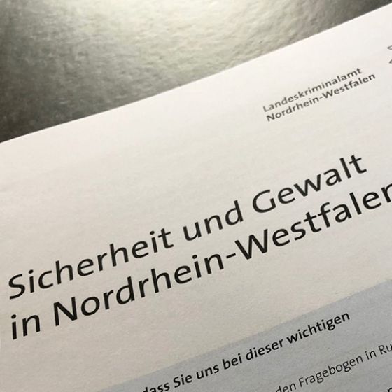 Fragebogen Sicherheit und Gewalt in NRW
